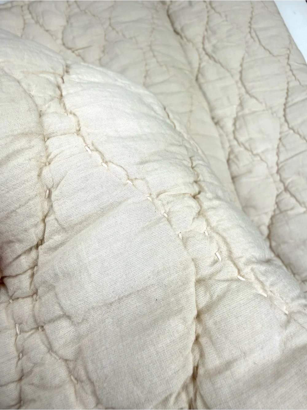 Pottery Barn Quilted Cotton Pillow Shams Pink (2)